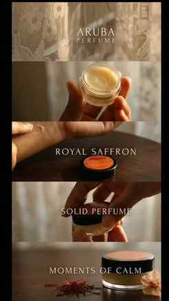 A luxurious, travel-friendly solid perfume infused with warm