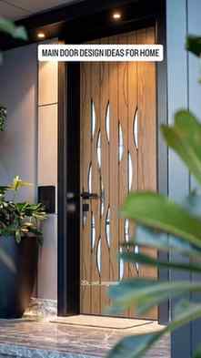 Luxury finish and trending front main door design ideas for