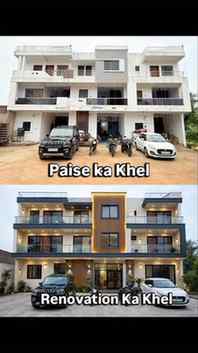Before and After Renovation work of Home elevation
.
.
.
.