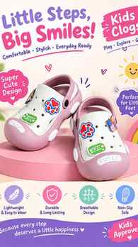 My daughter’s new favourite clogs 🥰
So soft, lightweight &