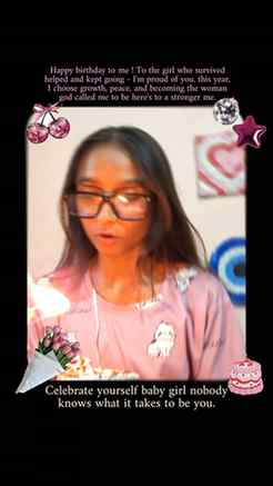 Happy birthday lil tanya you are 18 now🎀🤍💫🪩💕
.
.
.
.
.