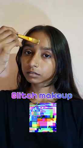 Finally i tried the viral glitch trend and here is the resul