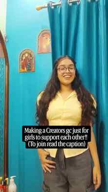 Follow and comment to join⭐
[Making a Creators gc for girls