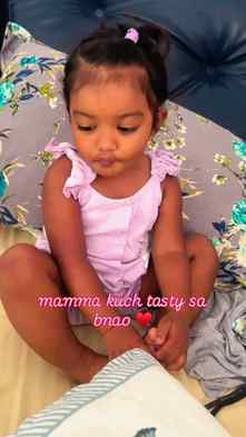 Aaj ka nasta, Omi ki favourite choice 😋💖
#ToddlerLife
#Ba