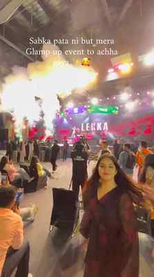 Bhaiyooo mera glam up event to achha gaya tum apna batao 😉�
