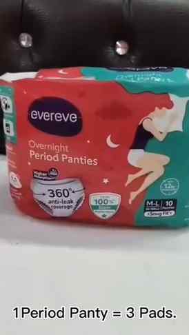 Wear it. Forget it.
#dpg
Evereve = Freedom from Period Exams
