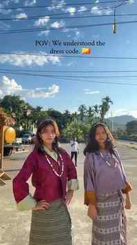 Fit check with bestie .

[OOTD, Fit Checks, Bhutan Fit Check