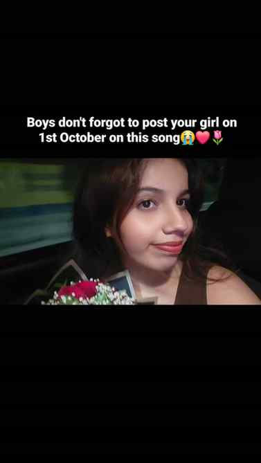 Don't forgot...#october #trending #loveu #girl #fyp