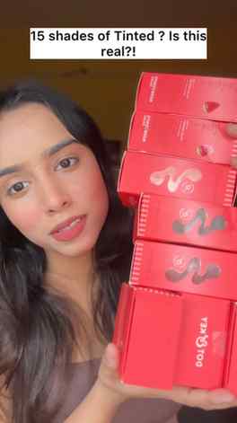 15 shades of Tinted Sunscreen?! 👀☀️ @dotandkey.skincare 
Ye
