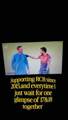 VIRAT AND ABD ALWAYS 🥹🧿
#royalchallengersbanglore❤️ #rcbf