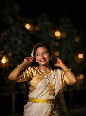 Classic South Indian look with a modern heart — where cultur