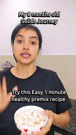 Try this Easy instant healthy Premix Recipe for your baby's 