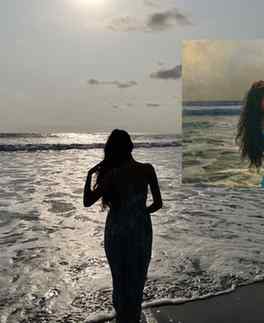 Maybe love is actually this… just me, the sea, and a peacefu