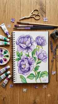 Blooming in purple 💜✨ There’s something so therapeutic abou
