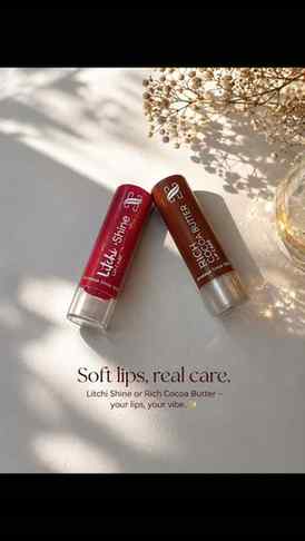 ✨ “Soft lips, real care. 💋 Which one would you pick—Litchi