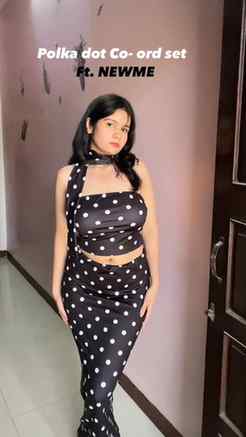 Getting ready with my favourite NEWME picks. This Polka dot