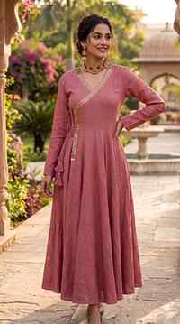 Anarkali Dress Cutting & Stitching ✂️ | Easy Anarkali Design