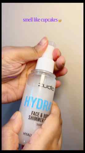 Super affordable body and face shimmer mist from Zudio.
[Fo