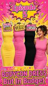 Pinterest girl bodycon dresses but in budget? Yes please! 😍