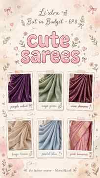 Li'xtra But In Budget - Episode 8 ✨
Pinteresty Sarees That L