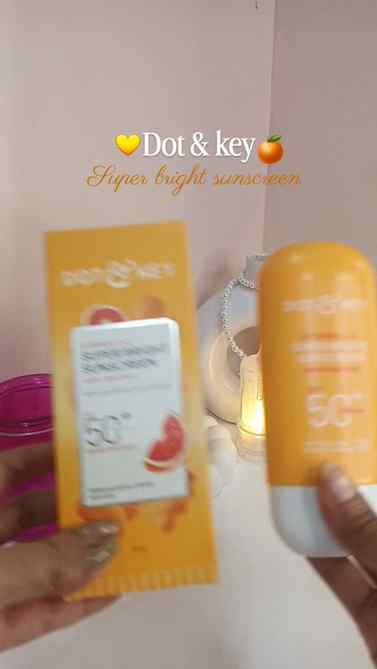 Comment for 'link'🍊
The Dot & Key Orange Sunscreen blends