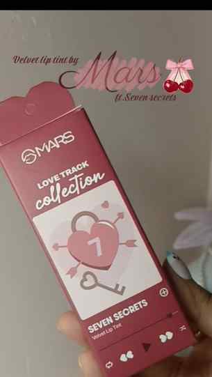 This velvet lip tint by @reachedmars in the shade of seven s