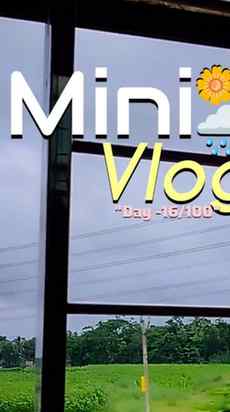 আজ এই টুকুই 😌 Mini vlog day -16/100🙂‍↔️