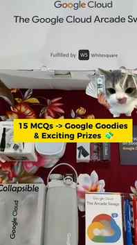Google Gemini QuizOff 2026 👇
🎀Goodies
🌷Certificate
🎀