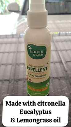 I always use the Mother sparsh mosquito repellant spray spec