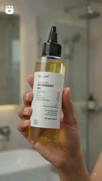 100% Natural Rosemary Oil for Hair Growth 🌿