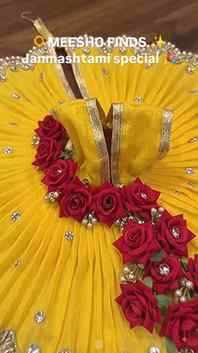 Mere Kanha ji ke liye Vrindavan wala dress 😍✨
LINK chahiye