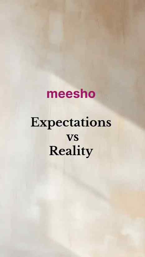 Meesho Expectations vs Reality 😱🏡

Sach bolu to mujhe laga