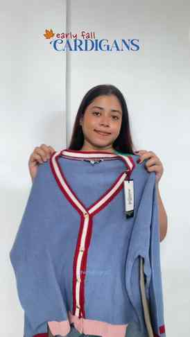 Type link or check tagged products ๐
early fall cardigans