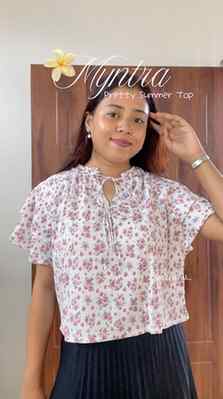 comment ‘top’ for link | Myntra finds 🌸

I found this prett