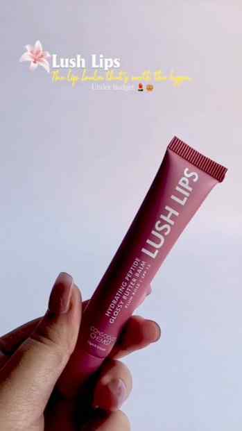 The Conscious Chemist Lush Lips Lip Balm — glossy, nourished