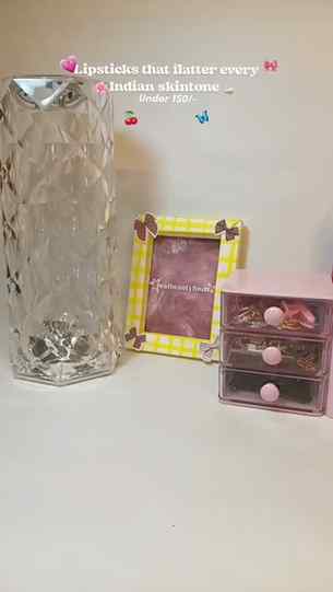 Comment 'shade' for the link 🖇️
lipstick under 150, best