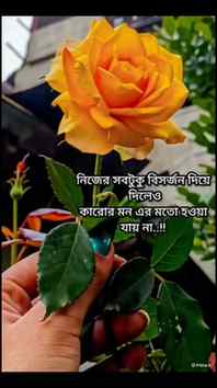 নিজের সবটুকু বিসর্জন দিয়ে দিলেও কারোর মন এর মতো হওয়া যায় না