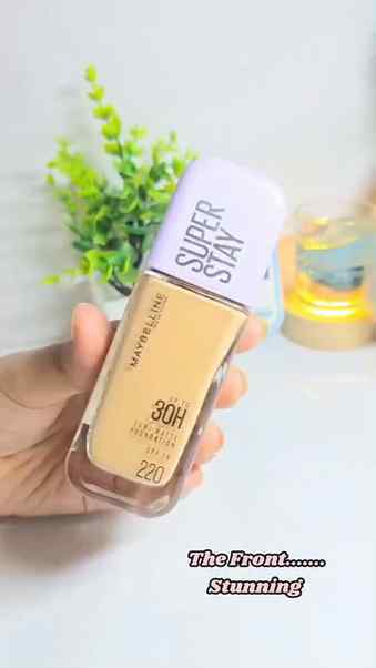 The best foundation I have is Maybelline Superstay Foundatio