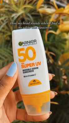Finding a sunscreen that actually blends into your skin with