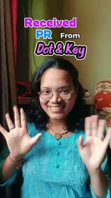 If you want the Dot & Key OCT form, then first follow me and