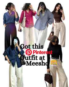 Pinterest se inspired, Meesho se styled 💅
Who said affordab