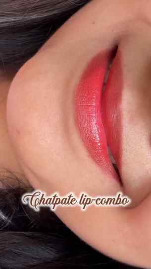 Chatpata lipcombo#reeitfeelit #lipcombo #lipstick