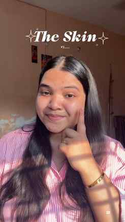 The skin vs Skincare #reels #skincare #girl #glowyskin