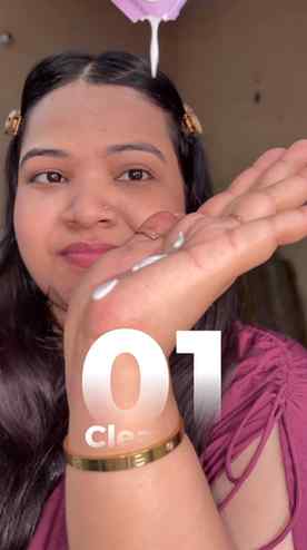 Facial At Home Under ₹50 #facial #girl #skincare #reelkarofe