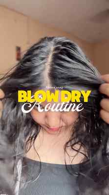 Three step blow dry #reels #bblunt #girl #reelkarofeelkaro