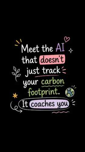 Most carbon footprint apps stop at tracking. 🌍

What if an 