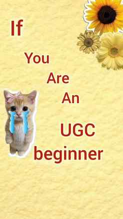 UGC beginners, you don't need products to start creating con