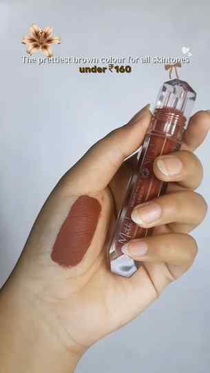 You finally found the perfect brown lipstick 🤎✨
 The kind o