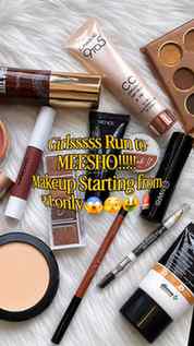 Girlssd run to meesho bcs you can get makeup starting from ₹