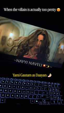 When the villain is actually too pretty 😍
Nayyi Navelli, Ya